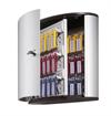 n�gleskab, aluminium til 36 n�gler  280x300x120mm
