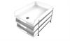 brevbakkes�t, Esselte, 3 bakker +  metalstativ