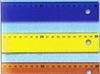 Plastlineal 30cm, farvet