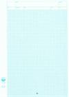 mm papir AGF A4 med hoved, bl� eller orange, 80g papir