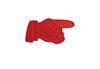 magnet, r�d finger, pegefinger