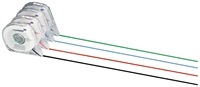 Legamaster tape - 2,5 mm x 16m - sort, blå eller rød - til opdeling af tavler