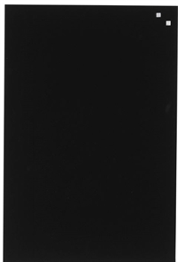 Glastavle magnetisk 40x60cm - sort eller hvid