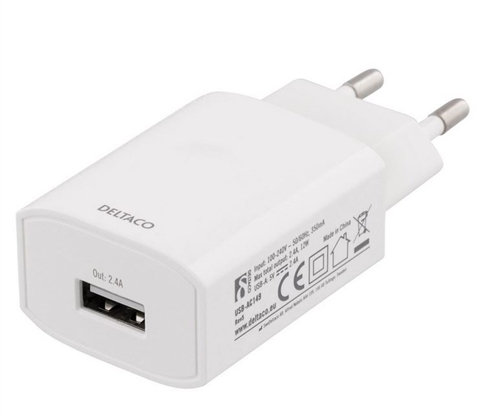 Delcato USB-AC150 - Power adapter - 12 Watt (kan bruges til Sino lysbord)