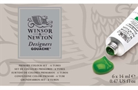 Winsor Newton Designers Gouache primary set 6x14ml