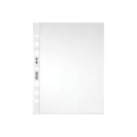 Herlitz A5 plastlomme KRYSTALKLAR - 25 stk