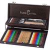 Faber Castell Art & Graphic Collection i træbox 53 dele