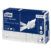 Håndklædeark Tork Xpress Advanced 130289 H2 Interfold 2-lag 21.3x24x8 cm Hvid