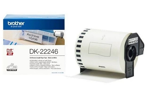 Brother DK22246 - Labelrulle - 103mm x 30,48 meter 