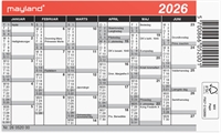 Mayland Mini kalender 2026 nr. 26052000