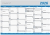 Mayland Kontorkalender Klassisk A4 2026 nr. 26059000