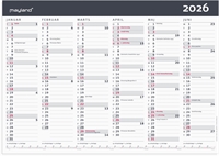 Mayland Kontorkalender Moderne A3 2026 nr. 26063100
