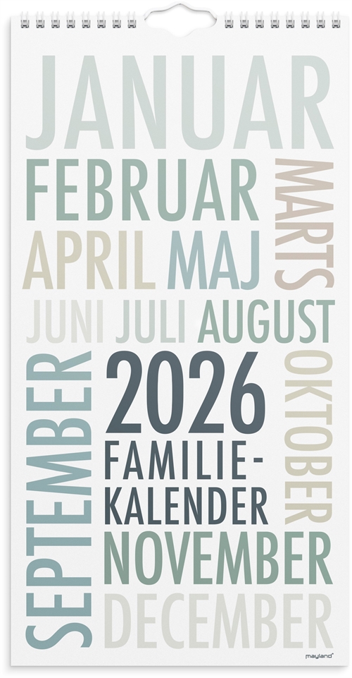 Mayland Familiekalender TrendArt 2026 nr. 26066190