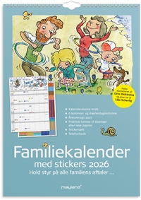 Mayland Familiekalender Otto Dickmeiss & Lilja Scherfig 6 kol. A3 2026 nr. 26066250