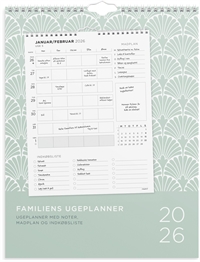 Mayland Familiekalender Ugeplan m. lister 2026 nr. 26066370