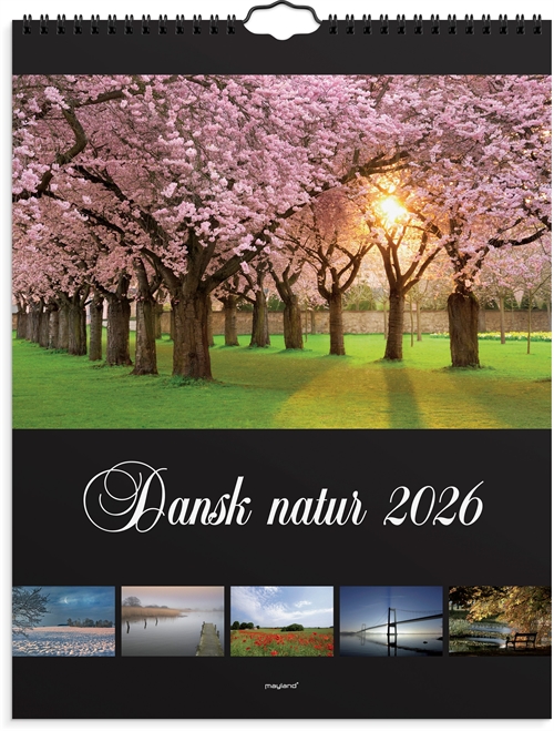 Mayland Vægkalender Dansk natur 2026 nr. 26066650