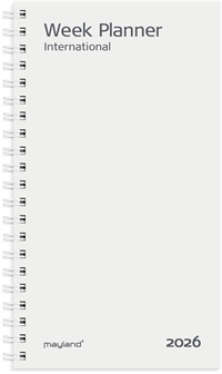 Mayland Week Planner International tværformat REFILL 2026 nr. 26085500