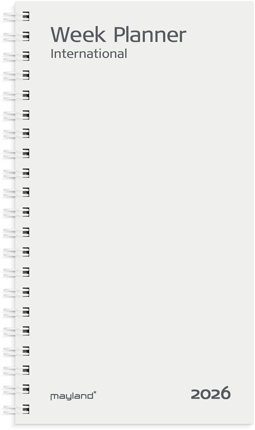 Mayland Week Planner International tværformat REFILL 2026 nr. 26085500