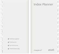 Mayland Index Planner månedskalender REFILL + tlf.reg. 2026 nr. 26095100