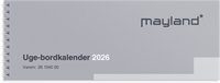 Mayland Uge-bordkalender 2026 nr. 26134000