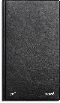 Mayland City Week Planner tværformat sort vinyl 2026 nr. 26178000