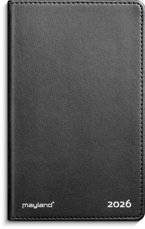 Mayland Noteringskalender 2 dage sort kunstskind 2026 nr. 26180000