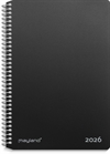 Mayland 2-dages-kalender sort PP-plast 2026 nr. 26205000