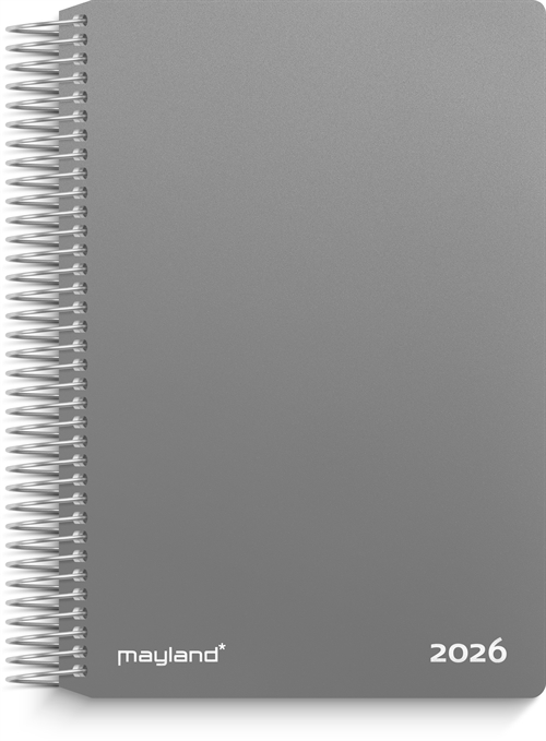 Mayland Dagkalender mørkegrå PP-plast 2026 nr. 26212000