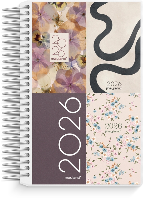 Mayland Mini dagkalender m/4 illu. PP-plast 2026 nr. 26230500