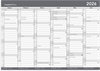 Mayland Basic kontorkalender m/whiteboard-funktion A2 2026 nr. 26268800