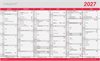 Mayland Kontorkalender Stor m/flagdage 2027 nr. 27055000