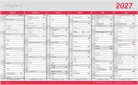 Mayland Kontorkalender Stor m/flagdage 2027 nr. 27055000