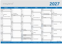 Mayland Kontorkalender Klassisk A4 2027 nr. 27059000