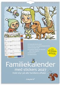 Mayland Familiekalender Otto Dickmeiss & Lilja Scherfig 6 kol. A3 2027 nr. 27066250