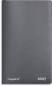 Mayland Index Planner mini mørkegrå PP-plast 2027 nr. 27071000