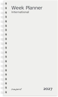 Mayland Week Planner International tværformat REFILL 2027 nr. 27085500