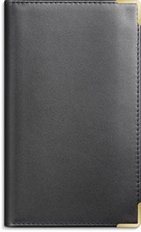 Mayland Index Planner månedskalender sort skind 2027 nr. 27092100