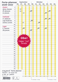 Mayland Ferie Planner 2026/2027 nr. 27104000