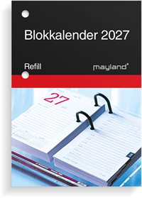Mayland Blokkalender REFILL 2027 nr. 27140000