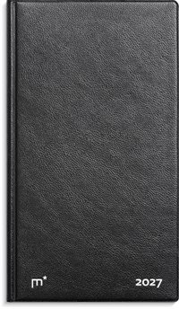 Mayland City Week Planner tværformat sort vinyl 2027 nr. 27178000