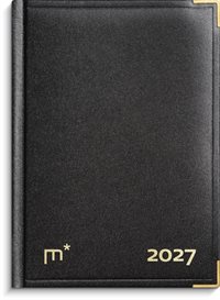 Mayland Årbog dagkalender sort kunstskind indbundet 2027 nr. 27190000