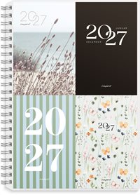 Mayland A5 ugekalender højformat m/4 illu. PP-plast 2027 nr. 27200400