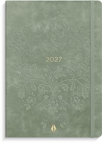 Mayland A6 Forma Deluxe ugekalender tværf. grøn kunstskind 2027 nr. 27201420