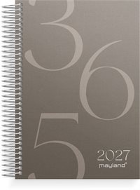 Mayland Dagkalender mønstret karton 2027 nr. 27208020