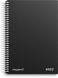 Mayland Dagkalender sort PP-plast 2027 nr. 27210000