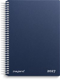 Mayland Dagkalender blå PP-plast 2027 nr. 27210020