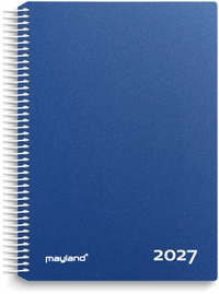 Mayland Timekalender blå PP-plast 2027 nr. 27218020
