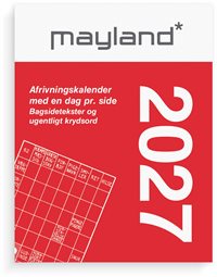 Mayland Broderikalender m/split og bagsidetekst 2027 nr. 27241000
