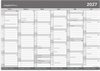 Mayland Basic kontorkalender A4 2027 nr. 27268000