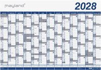 Mayland Kæmpekalender 1x13 mdr. PP-plast rør 2028 nr. 28065000
